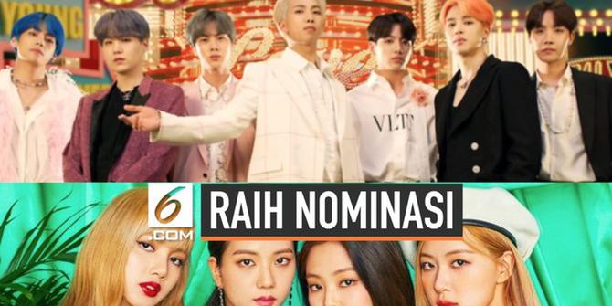 VIDEO: BTS dan Blackpink Bersaing untuk Raih 3 Nominasi Penghargaan