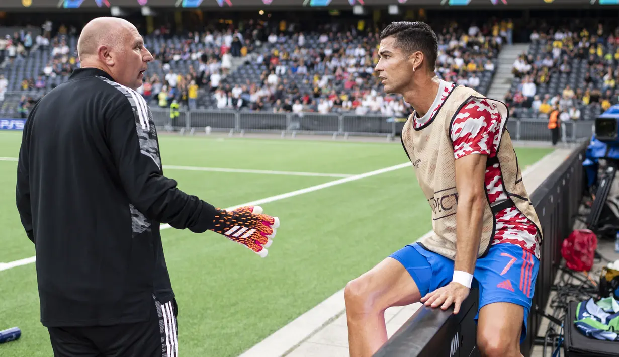 Sayang di laga tersebut Cristiano Ronaldo dan kawan-kawan harus menyerah dari tuan Rumah Young Boys dengan skor 2-1. (Foto:AP/Alessandro Della Valle)