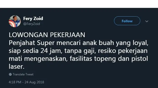 Info Lowongan Pekerjaan Ini Malah Bikin Gagal Paham