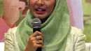 Riasan natural memaksimalkan penampilan aktris Laudya Cynthia Bella saat ditemui pada sebuah acara di kawasan Menteng, Jakarta, Selasa (16/5/2015). (Liputan6.com/Panji Diksana)