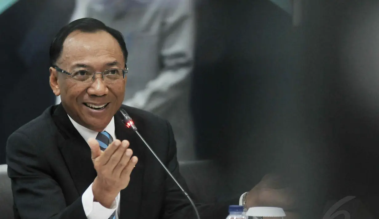 Hari ini, Rabu (3/9/14), Menteri ESDM Jero Wacik resmi ditetapkan sebagai tersangka. (Liputan6.com/Johan Tallo)