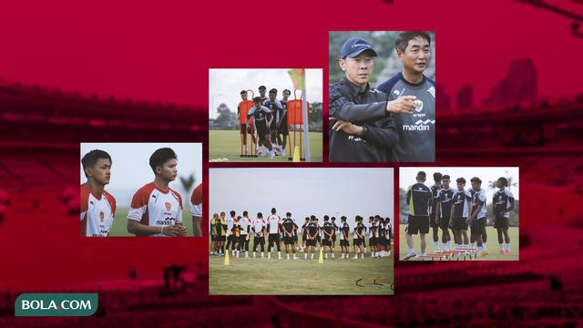 ⁠Kolase - Latihan Timnas Indonesia di Bali