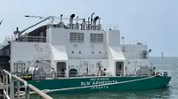 Melihat Peluncuran Kapal Deck Cargo "SLM Aphrodite" di Paiton