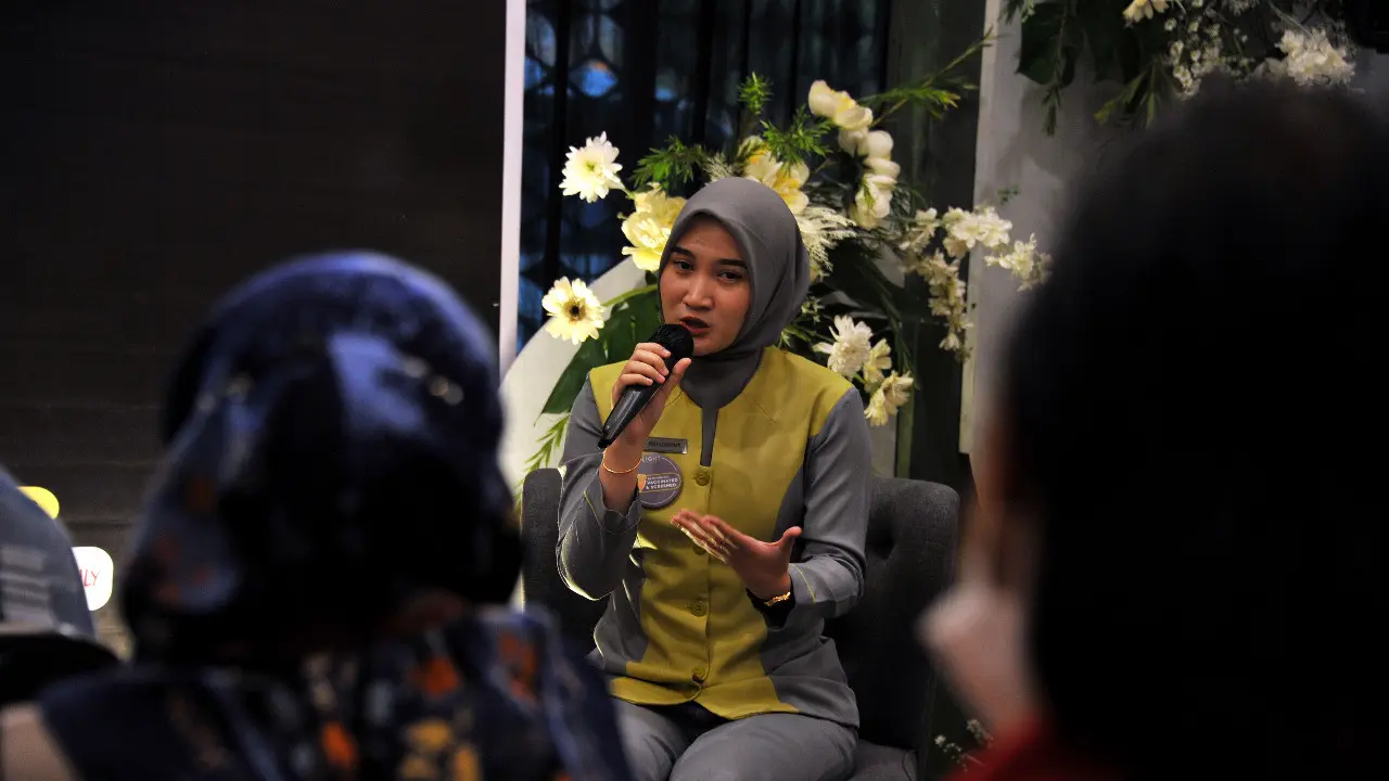 Ahli gizi dari klinik Light House Surabaya Meilani Christanti . (Dian Kurniawan/Liputan6.com)