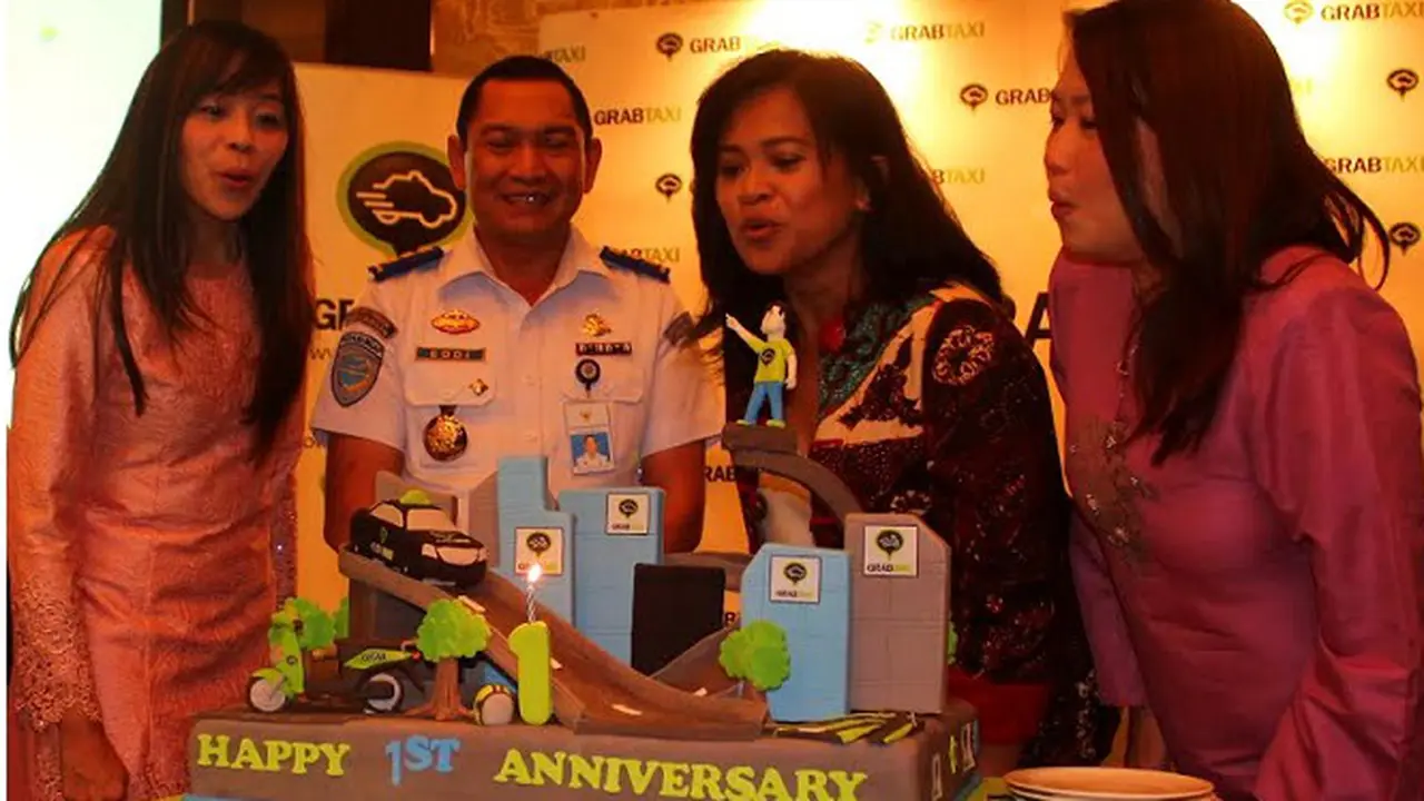 Rayakan Ultah Pertama, GrabTaxi Beri Tumpangan `Gratis`
