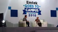 Emtek Goes to Campus hari kedua di Malang meriah (Liputan6.com/Gimnanjar Hanggarawan)