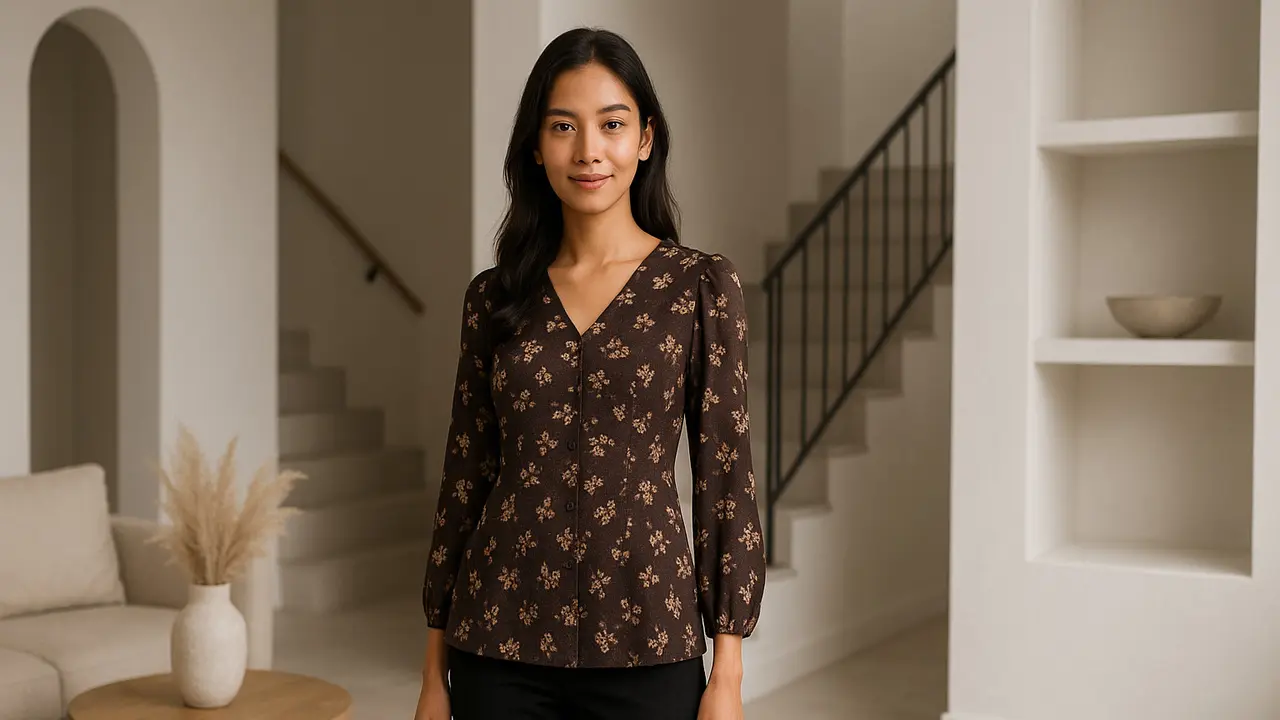 7 Tips Memilih Blouse Motif Bunga agar Terlihat Langsing dan Proporsional