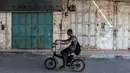 Kota-kota di Tepi Barat dan Jalur Gaza Palestina tampak sepi. (Zain JAAFAR/AFP)