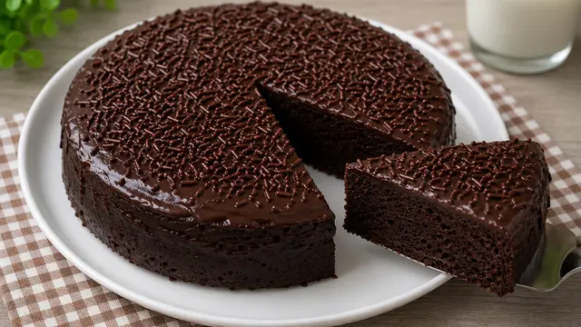 Resep Kue Coklat Sederhana Tanpa Oven dan Mixer (AI)