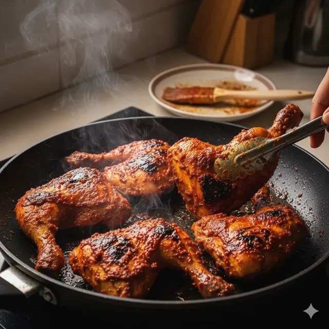 Resep Ayam Bakar Padang Teflon Tanpa Santan