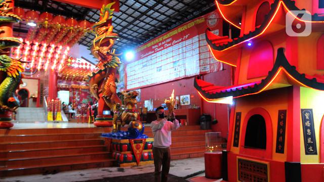 Perayaan Imlek Sederhana di Vihara Kwan In Thang