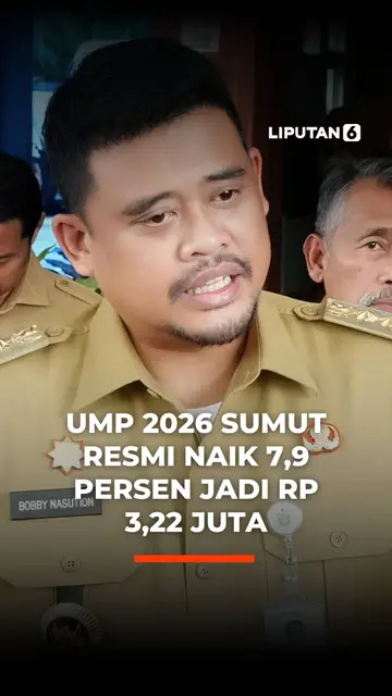 UMP 2026 Sumut Resmi Naik 7,9 Persen Jadi Rp 3,22 Juta