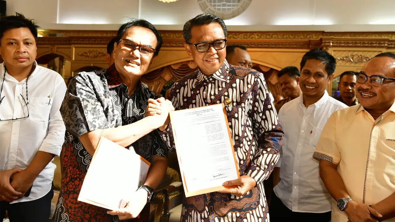 Andi Ilhamsyah Mattalatta dan Nurdin Abdullah