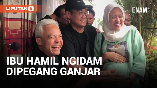 VIDEO: Ganjar Diserbu Warga saat Sarapan di Warkop