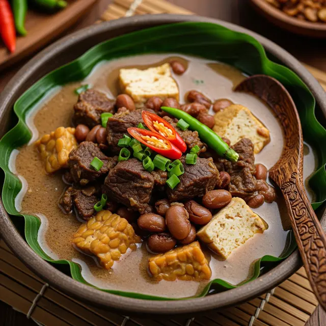 Brongkos Kacang Tolo Khas Jogja (Gemini AI)