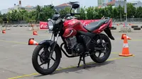 Ubahan pada all new Honda CB150 Verza cukup signifikan namun tidak meninggalkan kesan gagah. (Septian/Liputan6.com)