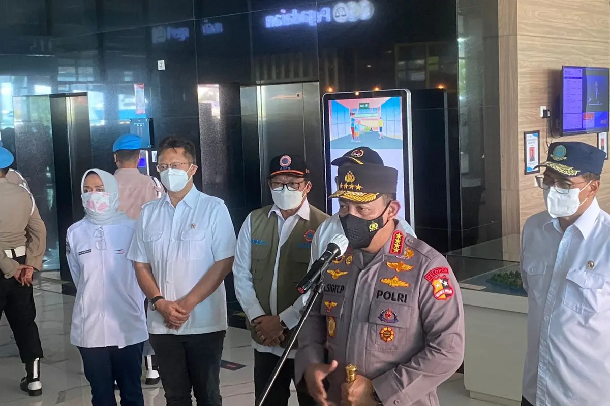 Kapolri, Jenderal Listyo Sigit Prabowo, Di Pelabuhan Merak, Kota Cilegon, Banten. (Rabu, 22/12/2021).