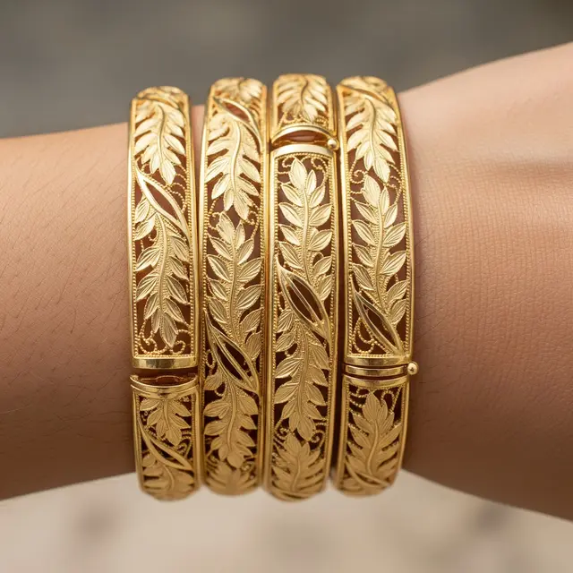 Model Gelang Emas Keroncong Terbaru