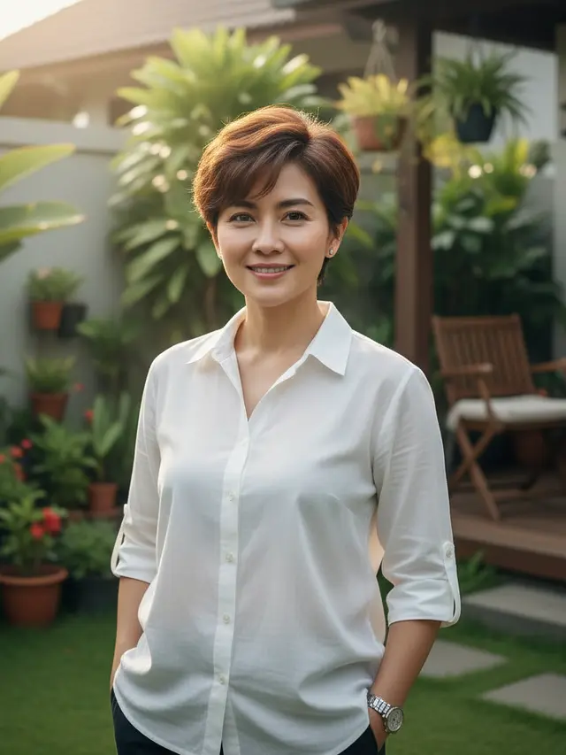Model Rambut Pendek Low Maintenance