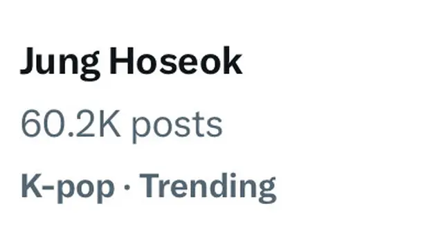 J-Hope BTS trending topic. (Twitter.com)