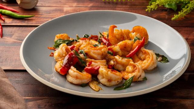 tumis udang saus tiram