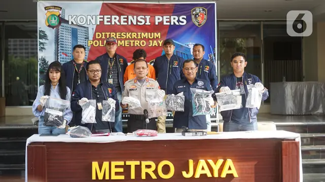 Wajah Pelaku Penyiraman Air Keras Siswi SMP