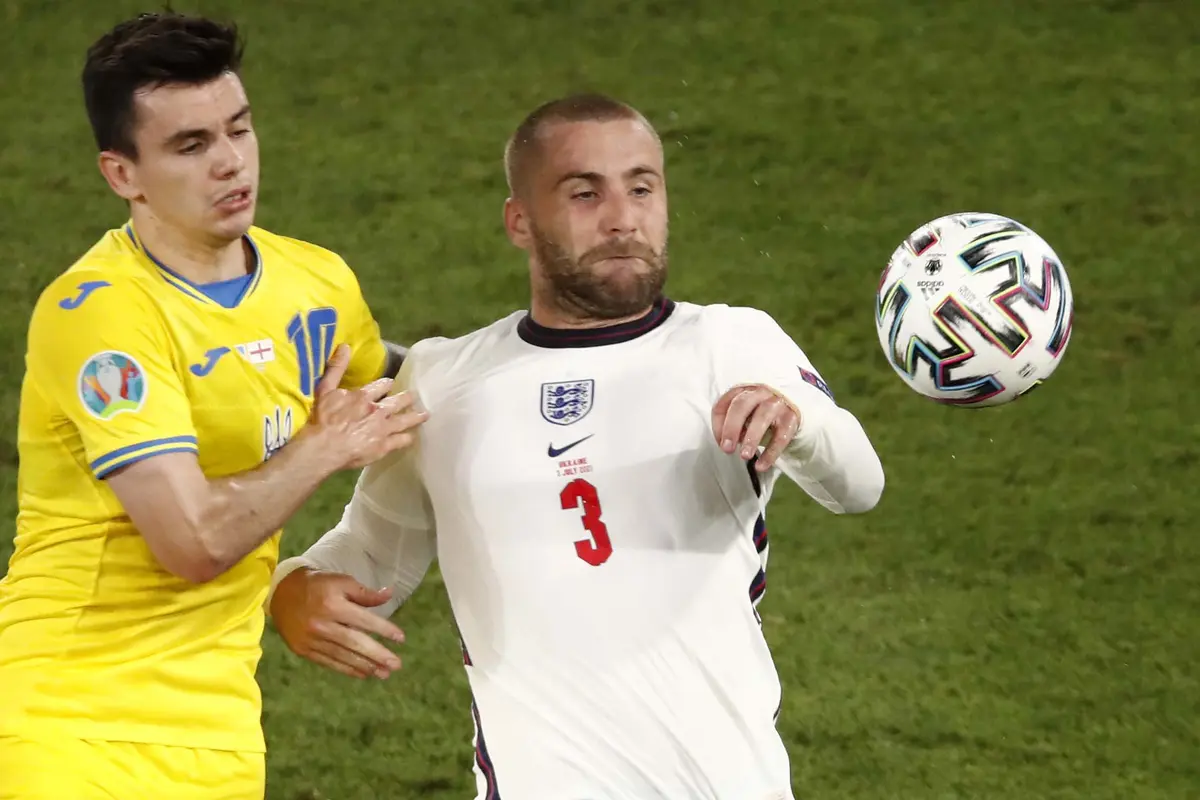 Foto Piala Eropa: Goks, Inggris Hajar Ukraina 4 Gol di Perempat Final Euro 2020
