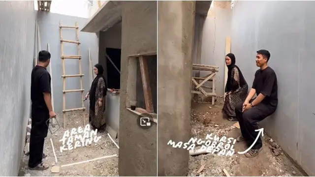 6 Potret Pembangunan Rumah Aby Respati Teman Millen, Akan Ditempati Bareng Istri