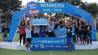 Selebrasi juara Hydroplus Soccer Challenge Surabaya 2026 kategori U18 dan U15. (Bola.com/Hydroplus)