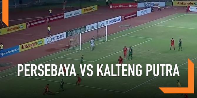 VIDEO: Highlight Shopee Liga 1, Persebaya Vs Kalteng Putra 1-1