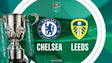 Ilustrasi Chelsea Vs Leeds, Carabao Cup. (Bola.com/AI)
