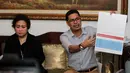 Rachmawati mengklaim dirinya bersama Progres 98 menelusuri langsung sampai ke luar negeri untuk menemukan rekening Jokowi, Jakarta, Rabu (15/10/2014) (Liputan6.com/Johan Tallo)