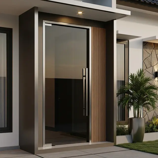Desain Pintu Utama yang Bikin Rumah Kecil Terlihat Elegan dan Modern