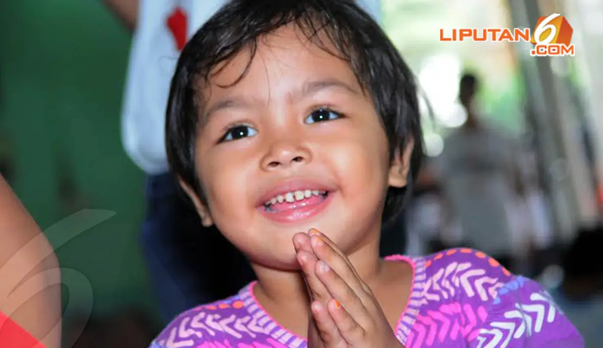 Komnas Perlindungan Anak menjadikan bayi Caroline sebagai simbol perlawanan terhadap kejahatan anak (Liputan6.com/Faisal R Syam)