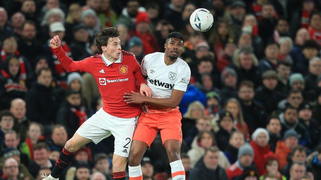 Manchester United vs West Ham United di Piala FA