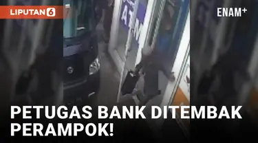 Geger! Petugas Bank Ditembak Perampok Bersenjata Api