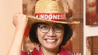 Menteri keuangan Sri Mulyani bergaya ala Luffy One Piece. (Instagram/ smindrawati)