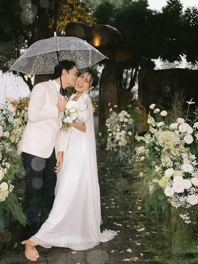 Gregoria Mariska dan Mikha Angelo resmi menikah