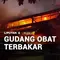 Kebakaran Gudang Obat Dekat Permukiman, Warga Berhamburan
