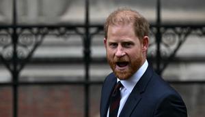 Pangeran Harry menghadiri persidangan di London, Inggris, pada 21 Januari 2026. (dok. JUSTIN TALLIS / AFP)