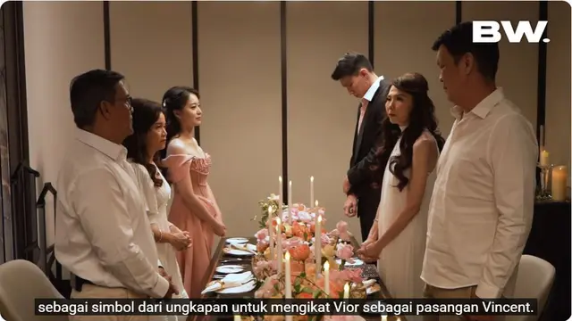 6 Potret Nita Vior Dilamar Sang Kekasih di Lapangan Basket, Gelar Acara Tingjing