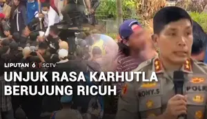 Demo Penanganan Karhutla di Polda Sumsel Berujung Ricuh