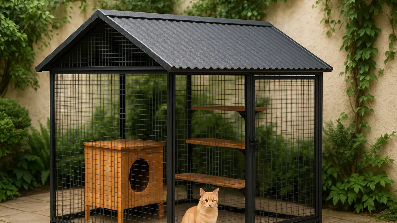 Model Rumah Kucing Outdoor yang Nyaman