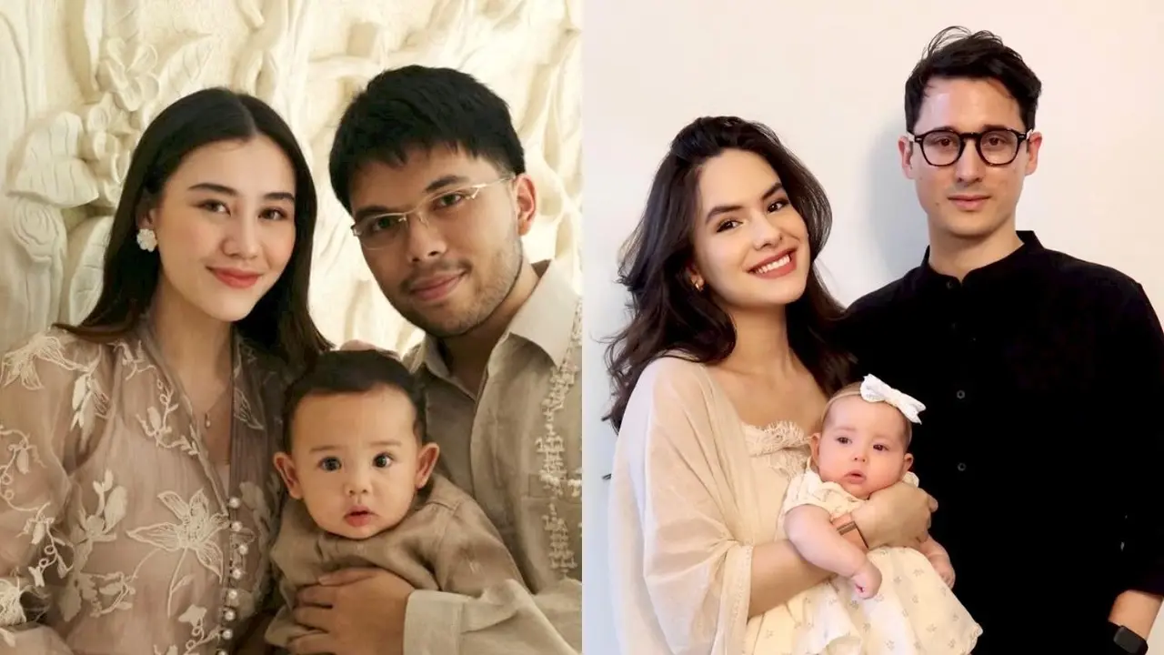 Gaya Aaliyah Massaid dan Steffi Zamora Rayakan Lebaran Perdana sebagai Ibu, Elegan dan Penuh Kehangatan
