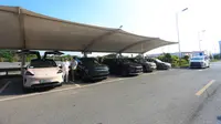 Deretan produk GAC Group yang dicoba awak media di Guangzhou, Tiongkok. (ist)