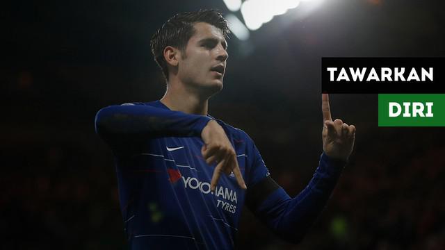 Alvaro Morata dikabarkan menawarkan diri untuk bergabung dengan Barcelona.