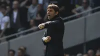 Dengan hasil ini pasukan Antonio Conte masih menghuni posisi ke-4 klasemen sementara dengan 57 poin dari 32 laga dibayangi oleh Manchester United di posisi ke-5 dengan 54 poin dari jumlah laga yang sama. (AFP/Tolga Akmen)