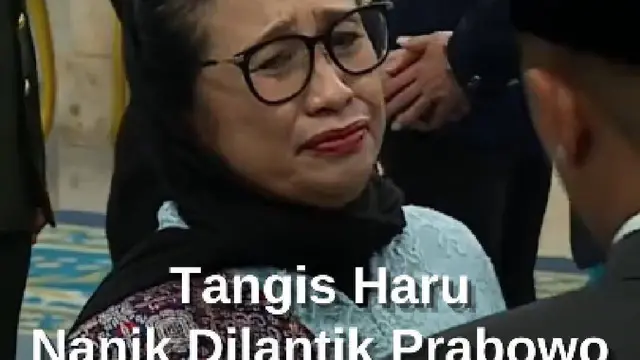 Tangis Haru Nanik Usai Dilantik Prabowo jadi Kepala BGN