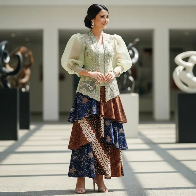 9 Model Baju Kebaya Dipadukan Rok Batik Tren 2026, Tradisi dalam Gaya Kontemporer