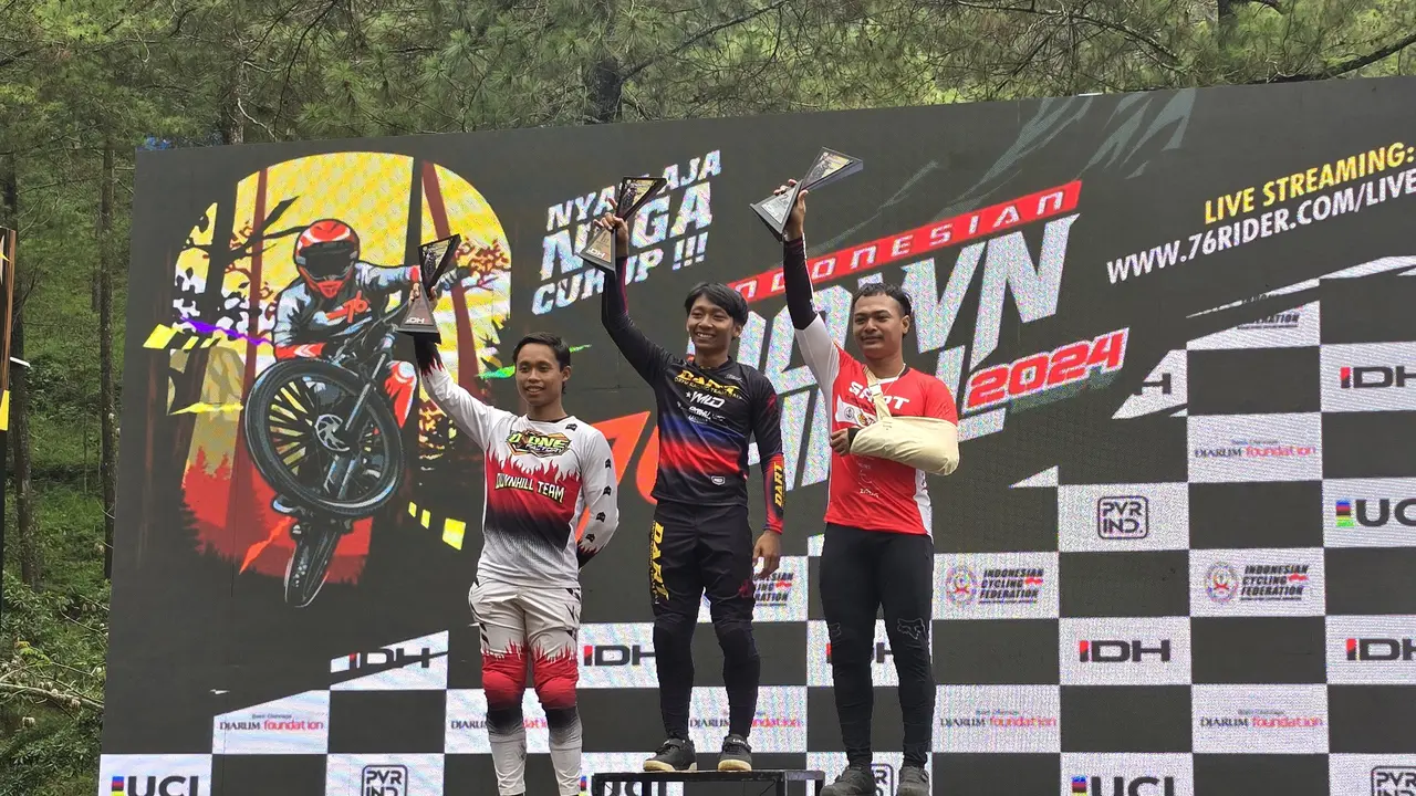 Rendy Varera Sanjaya Bisa Juara Umum di 76 Indonesian Downhill 2024